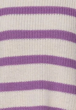 Yasstripey High Neck- Trui - African Violet/Eggnog -Yas cbed36c3f7104a768d0690c744719d76