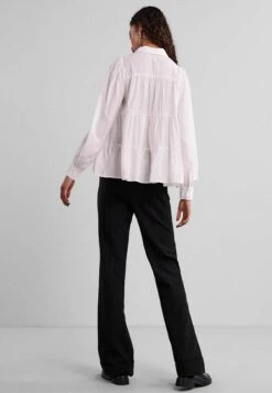 YAS Pala Ls S. Noos - Overhemdblouse - Star White -Yas cbf372e66fa94b068b35be0319075d6f