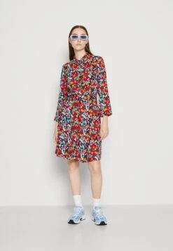Yassavanna 3/4 Short Shirt Dress - Blousejurk - Garden Topiary -Yas cc3794e2f9834e1c8d6e11866f5662fc