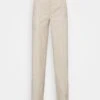 Yaskomio High Waist Wide Pant - Broek - Bark -Yas cd0afbd5013c43728447e7b8c08bae75