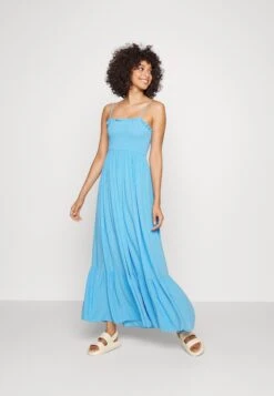 Yasmeza Strap Smock Ankle Dress- Maxi-Jurk - Blue -Yas ce07086904e246618a18f3a8953d4318