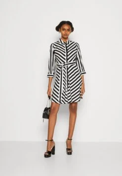 Yassavanna 3/4 Short Shirt Dress - Blousejurk - Star White/ Black 9 Yassavanna 3/4 Short Shirt Dress - Blousejurk - Star White/ Black -Yas cea501c96d8d41cc9febc90cf1ff3ac1