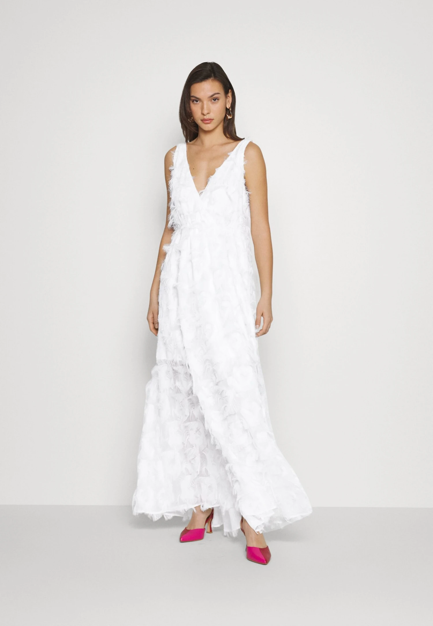Pazy Maxi Dress - Galajurk - Star White 4 Pazy Maxi Dress - Galajurk - Star White - Afbeelding 2