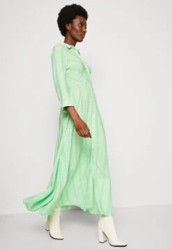 Yassavanna Long Shirt Dress - Maxi-Jurk - Summer Green/Boho -Yas cf7b277fb4bc44d8ab91ccae90f274ab