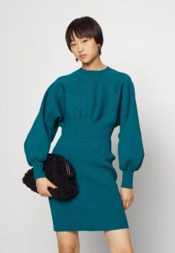 Yashally Knit Dress - Gebreide Jurk - Turquoise 11 Yashally Knit Dress - Gebreide Jurk - Turquoise -Yas d025437182fa42d483a7845c0e3c994a