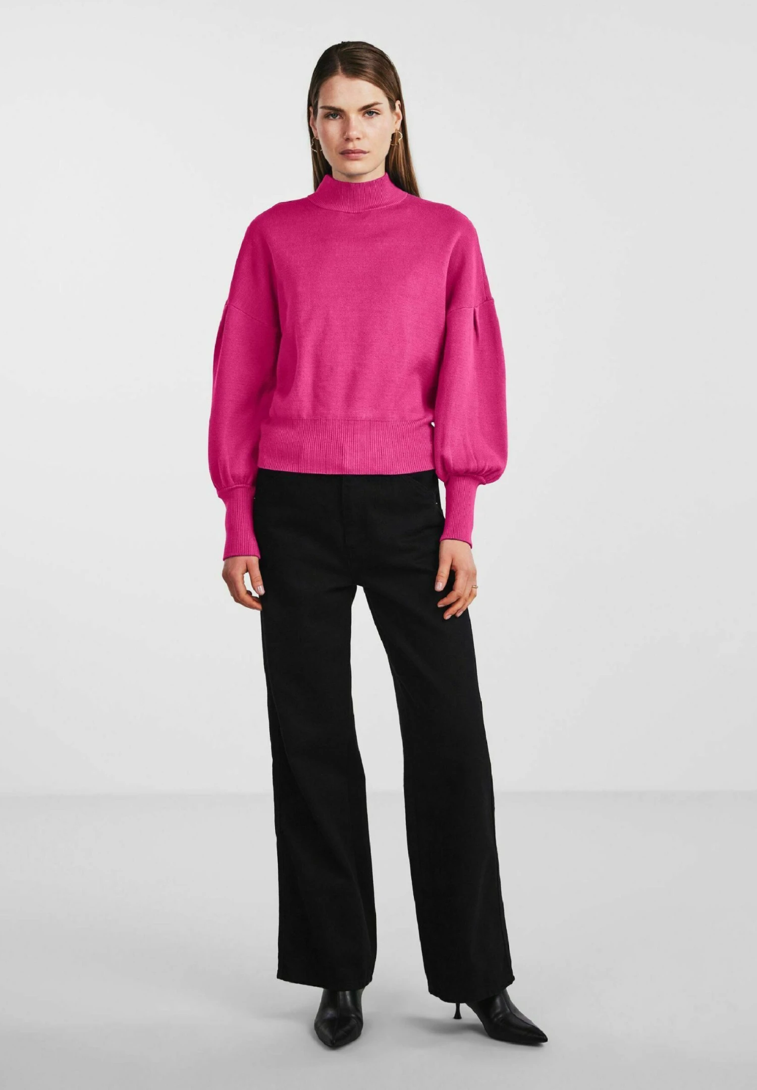 YAS Fonny - Trui - Fuchsia Purple 4 YAS Fonny - Trui - Fuchsia Purple - Afbeelding 2