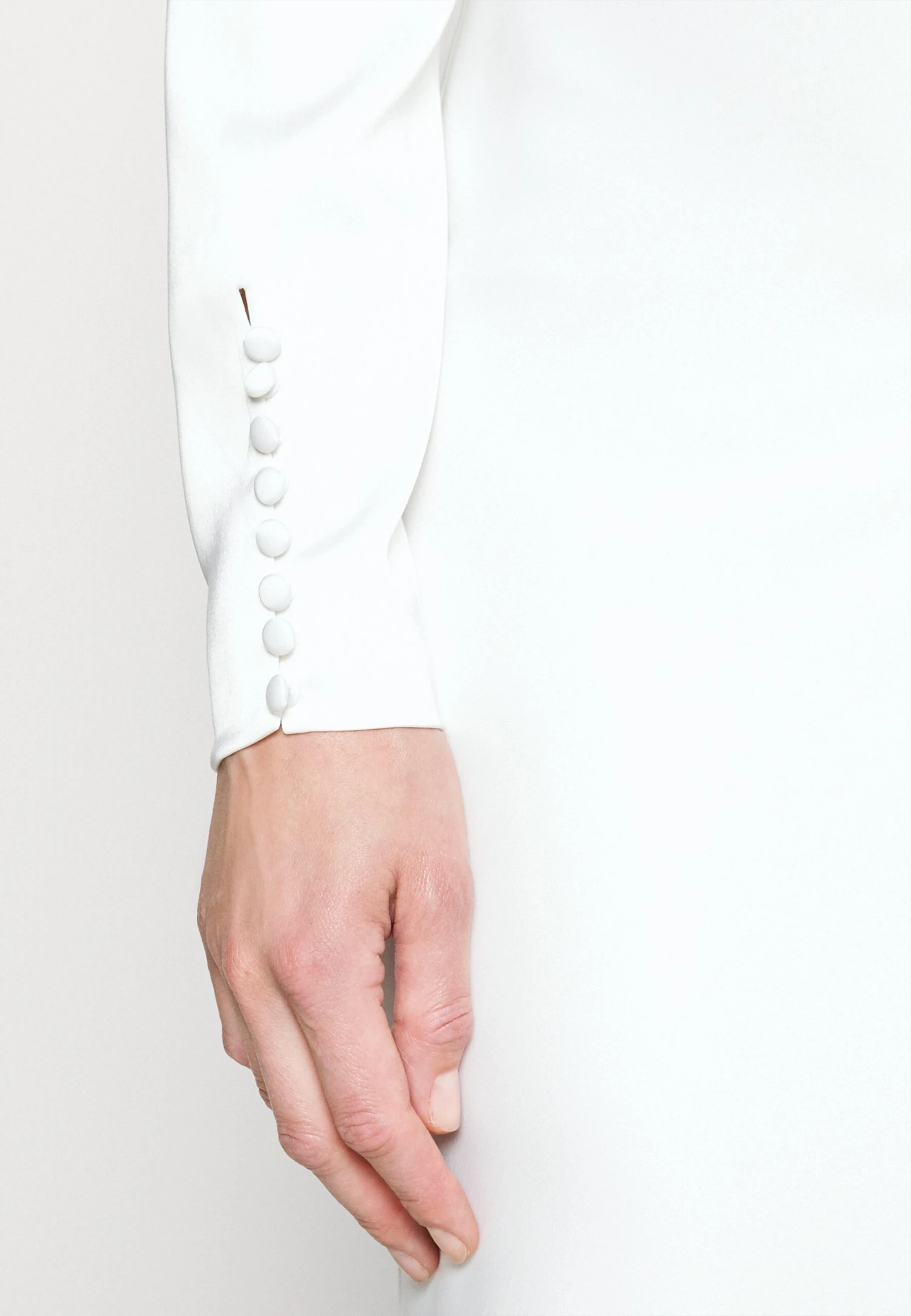 Yasdottea Drapeback Dress - Galajurk - Star White 9 Yasdottea Drapeback Dress - Galajurk - Star White - Afbeelding 7