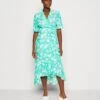 YAS Hawaii Midi Wrap Dress - Jurk - Star White -Yas d6ec2f16c46e46b3b5e0e6a8d1c9a4a6