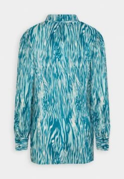 Yaszella Long - Overhemdblouse - Deep Lake -Yas d7e75736265b4ea8b3a1e7b1358d6ff4