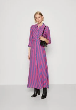 Yassavanna Long Shirt Dress - Maxi-Jurk - Fuchsia Purple -Yas d8cc16f6795b4a2fa64c976ec7d4a9b2