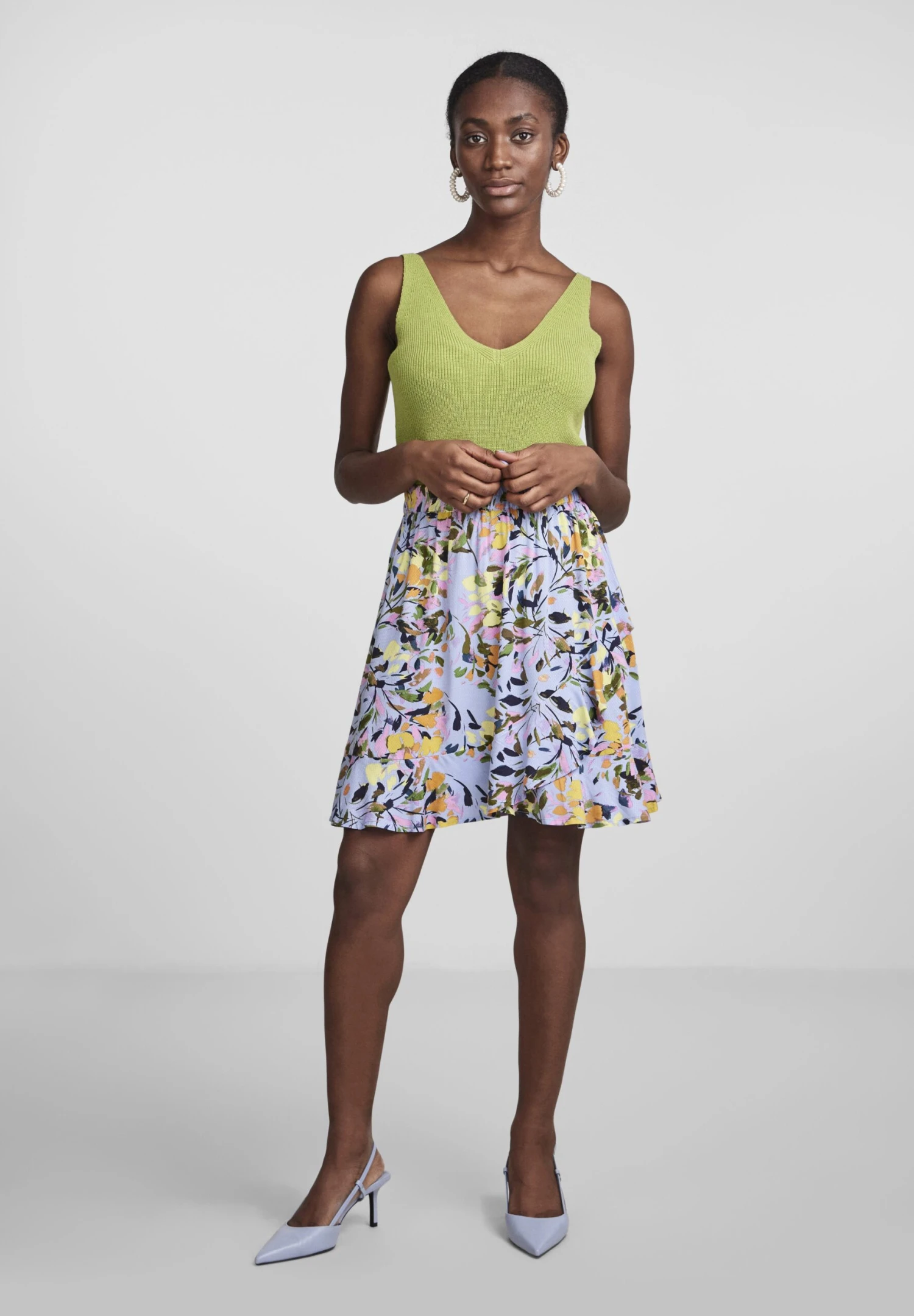 Yasemmy - A-Lijn Rok - Kentucky Blue 4 Yasemmy - A-Lijn Rok - Kentucky Blue - Afbeelding 2