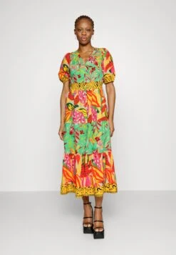 YastropicmixAnkle Dress Fest - Jurk - Spring Bouquet/Tropicmix Print