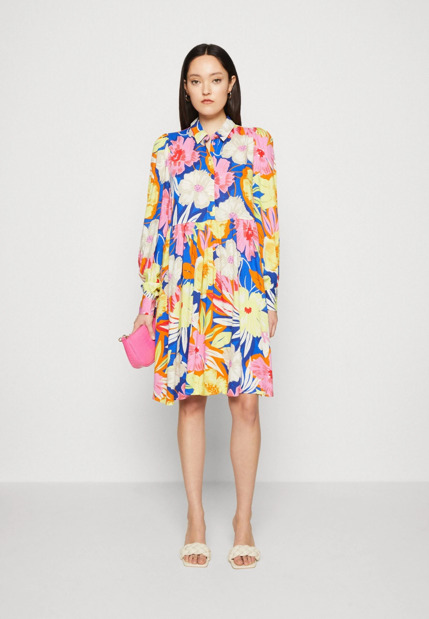 Yassimuna Short Dress- Blousejurk - Princess Blue/Simuna 4 Yassimuna Short Dress- Blousejurk - Princess Blue/Simuna - Afbeelding 2