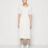Yaskimberly Midi Dress - Jurk - White -Yas da799e1a52704a2f84a7dab6e6729d83