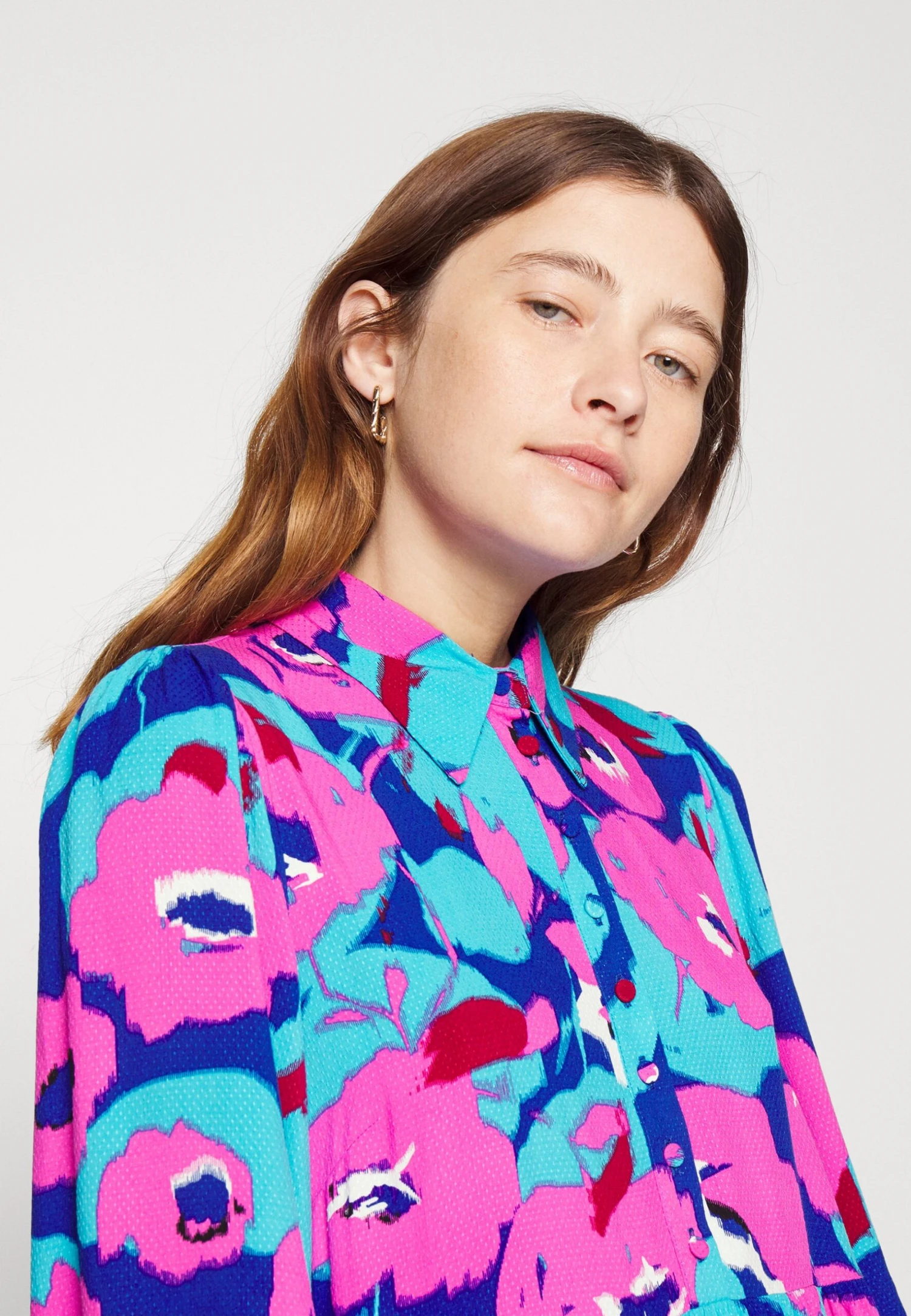 Yasflowerpow Dress - Jurk - Blue 6 Yasflowerpow Dress - Jurk - Blue - Afbeelding 4