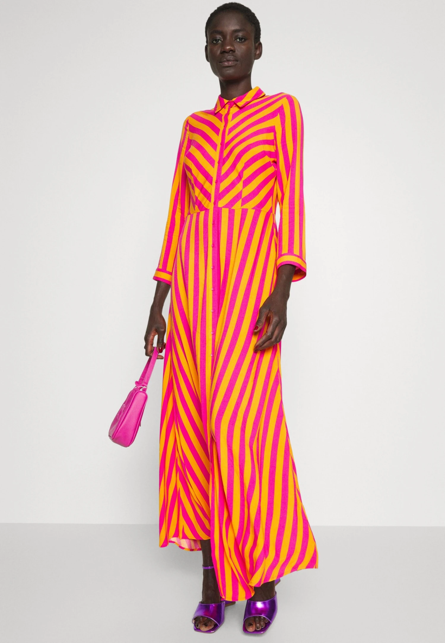 Yassavanna Dress - Maxi-Jurk - Orange Pepper/Fuchsia Purple 6 Yassavanna Dress - Maxi-Jurk - Orange Pepper/Fuchsia Purple - Afbeelding 4
