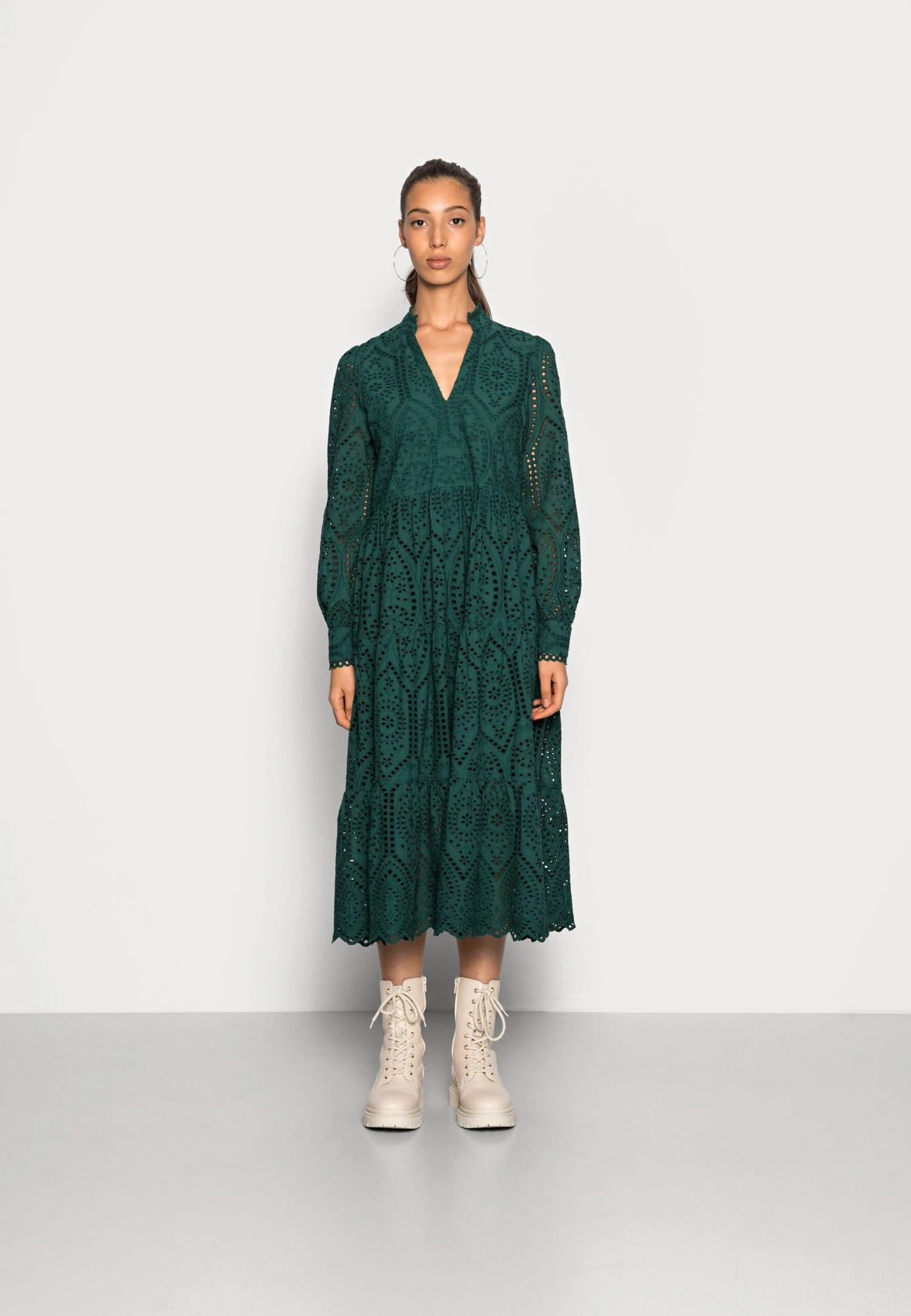 Yasholi Midi Dress - Jurk - Rain Forest 3 Yasholi Midi Dress - Jurk - Rain Forest