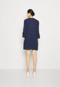 Yaschella 3/4 Tunic Dress - Jurk - Dark Blue -Yas dbb91e6768d64ae68d08a4fb09c9c841