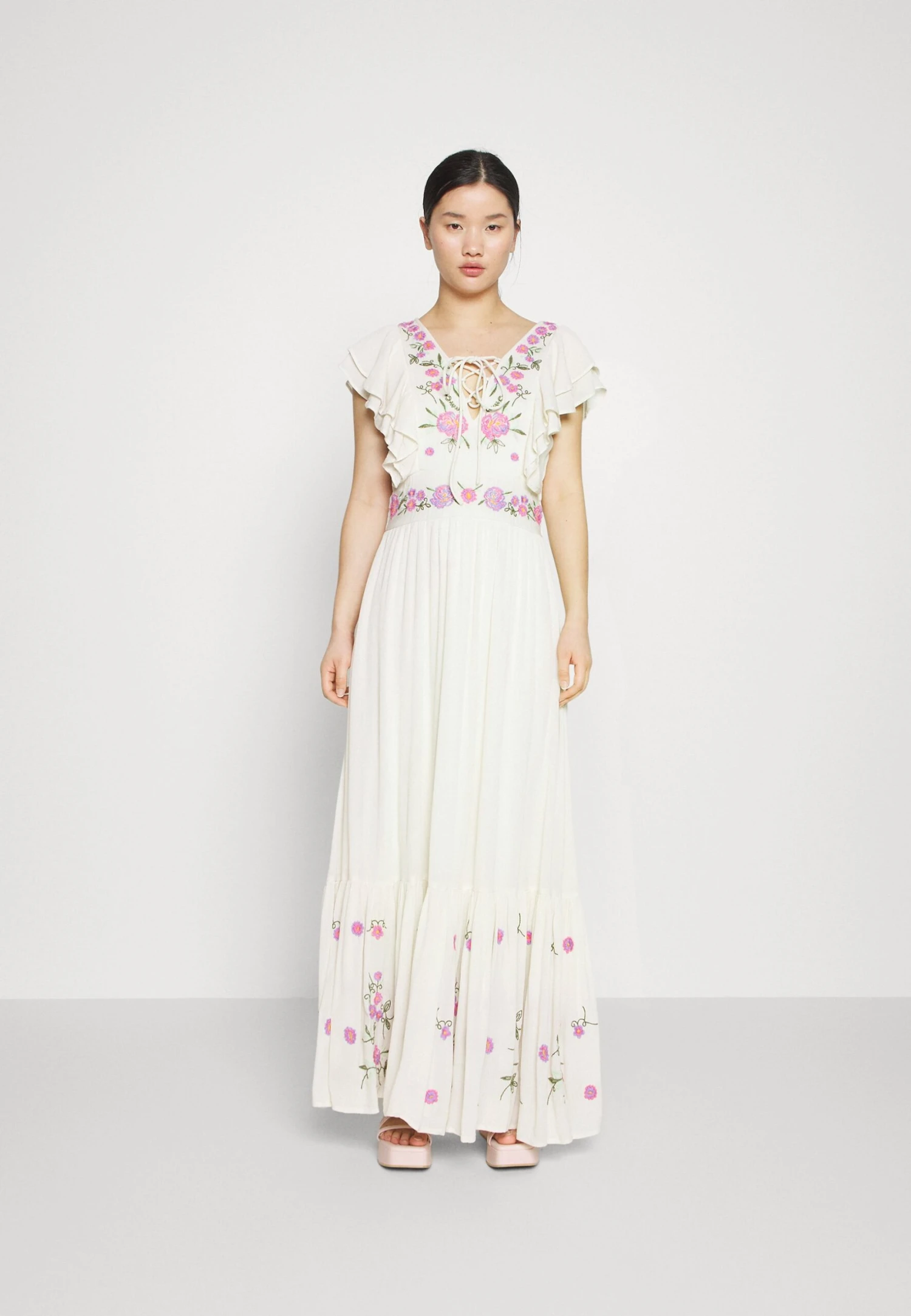 Yashella Maxi Dress Fest - Maxi-Jurk - Birch 3 Yashella Maxi Dress Fest - Maxi-Jurk - Birch