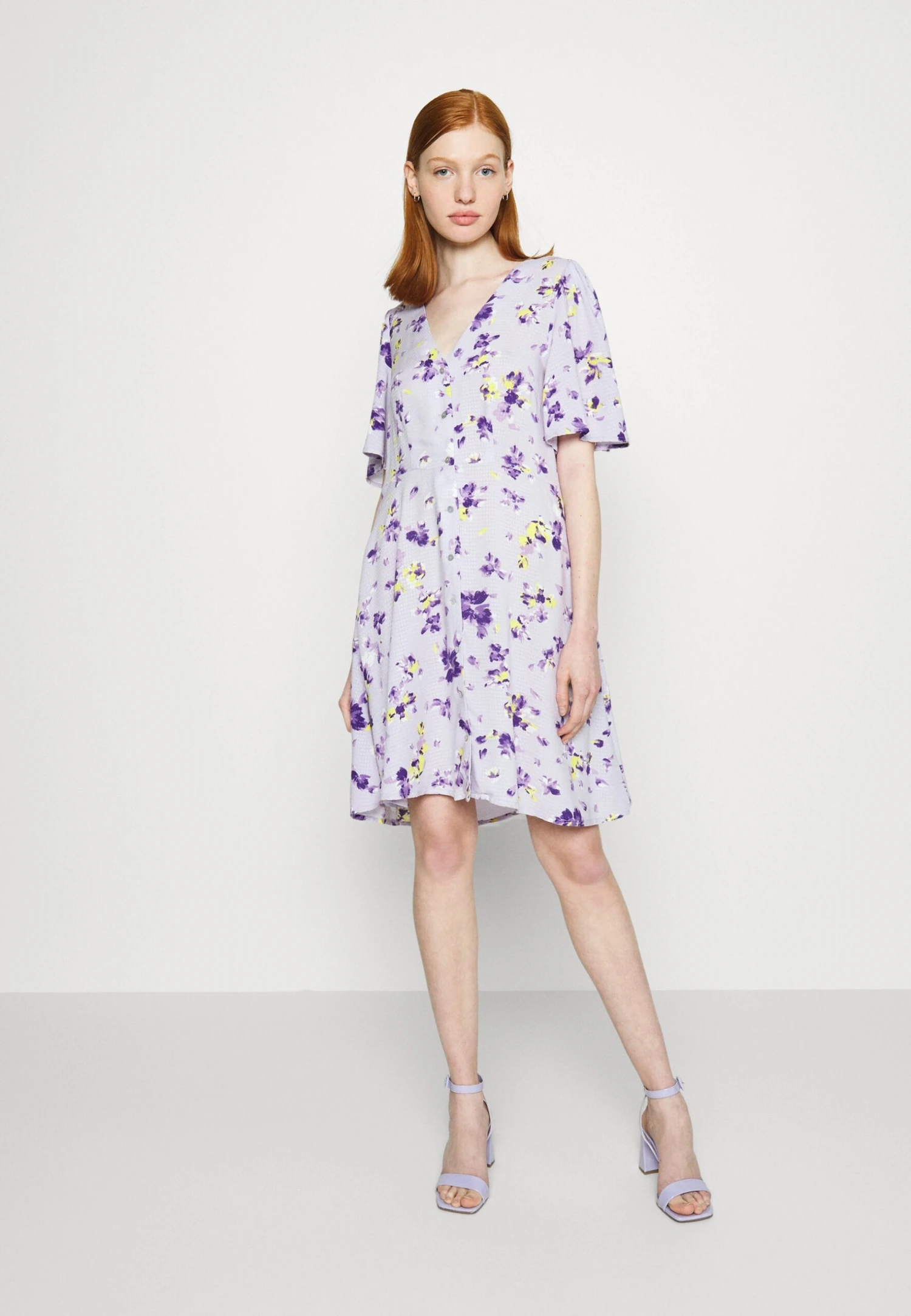 Yasfenny Shirt Dress - Jurk - Pastel Lilac 3 Yasfenny Shirt Dress - Jurk - Pastel Lilac