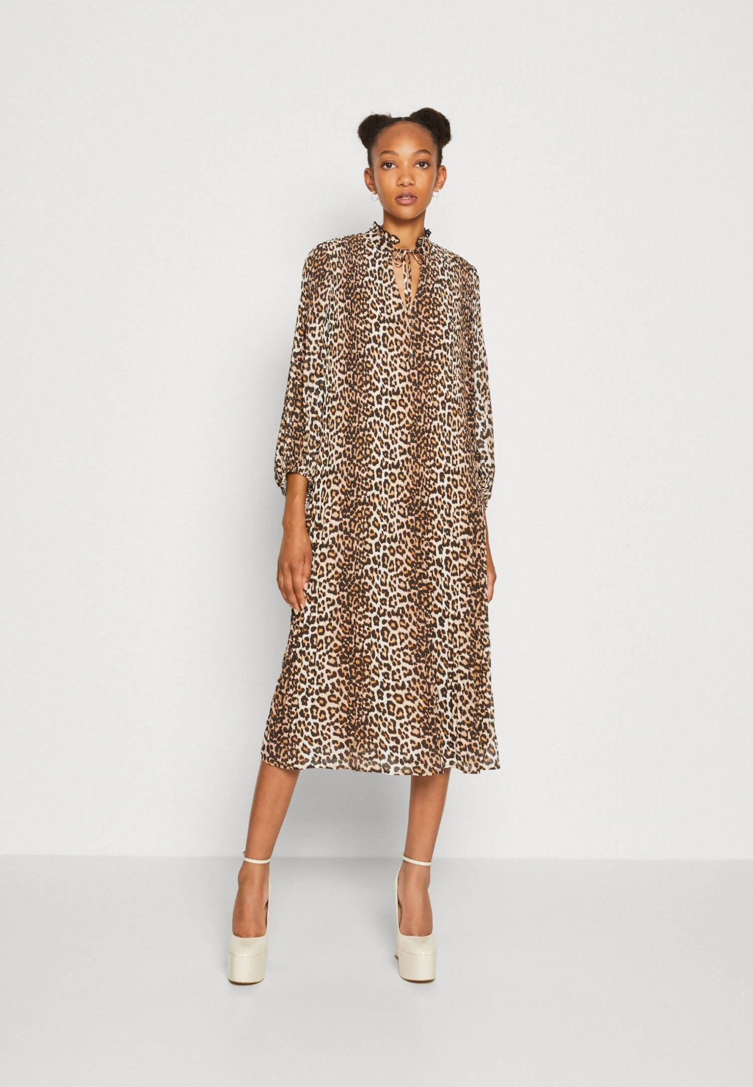 Yasblue Midi Dress - Jurk - Mehrfarbig 3 Yasblue Midi Dress - Jurk - Mehrfarbig