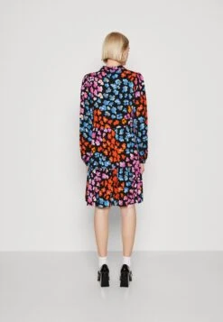 Yasalira Shirt Dress - Blousejurk - Black/Liro -Yas df2aeff9c8bf45c28eed72c2c6b2ad63