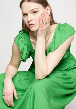Yascitri Long Dress - Jurk - Poison Green -Yas e002ee1a170b4bccb24800b0b9842168