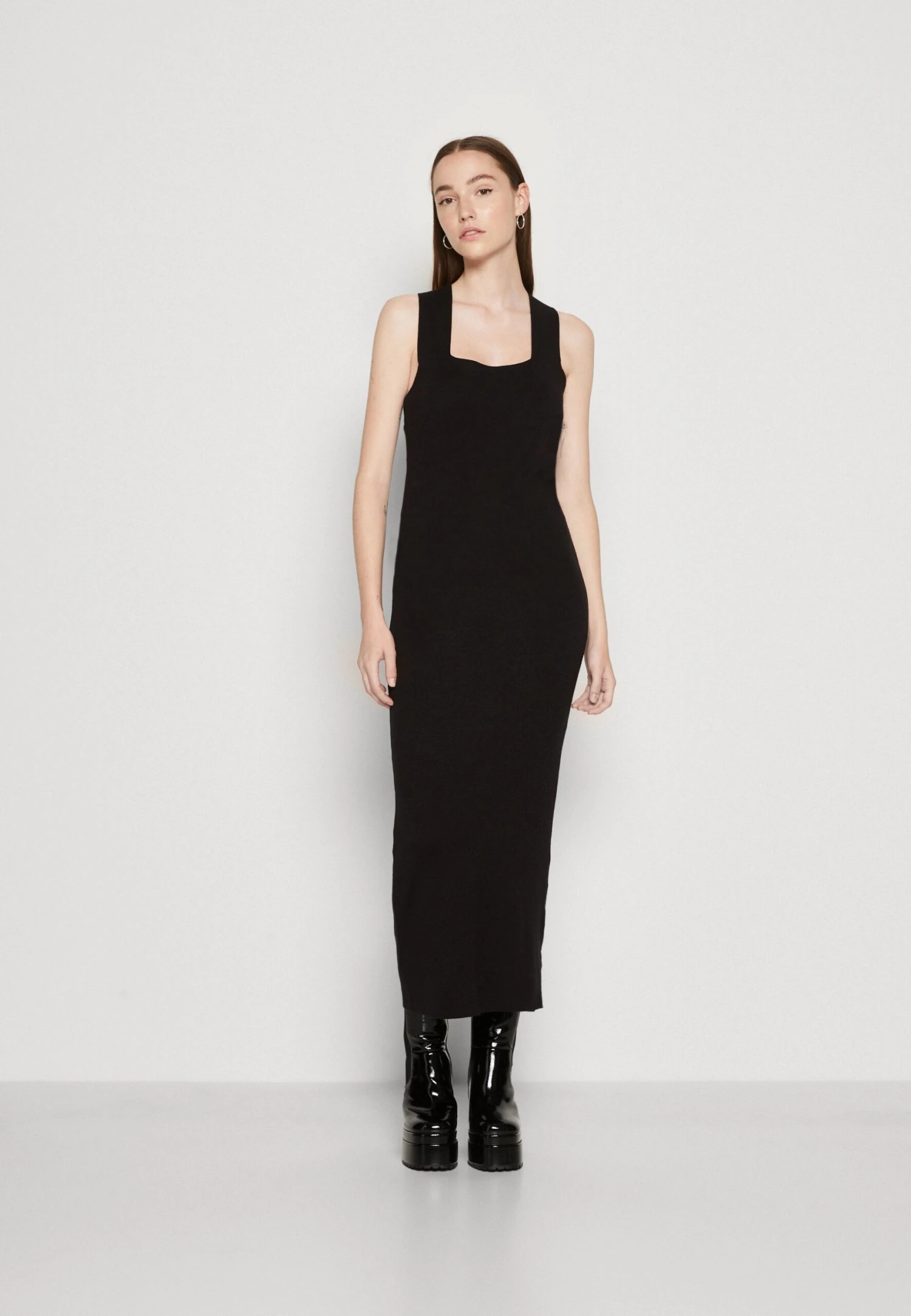 Yasemil Strap Midi Dress - Etui-Jurk - Black 3 Yasemil Strap Midi Dress - Etui-Jurk - Black