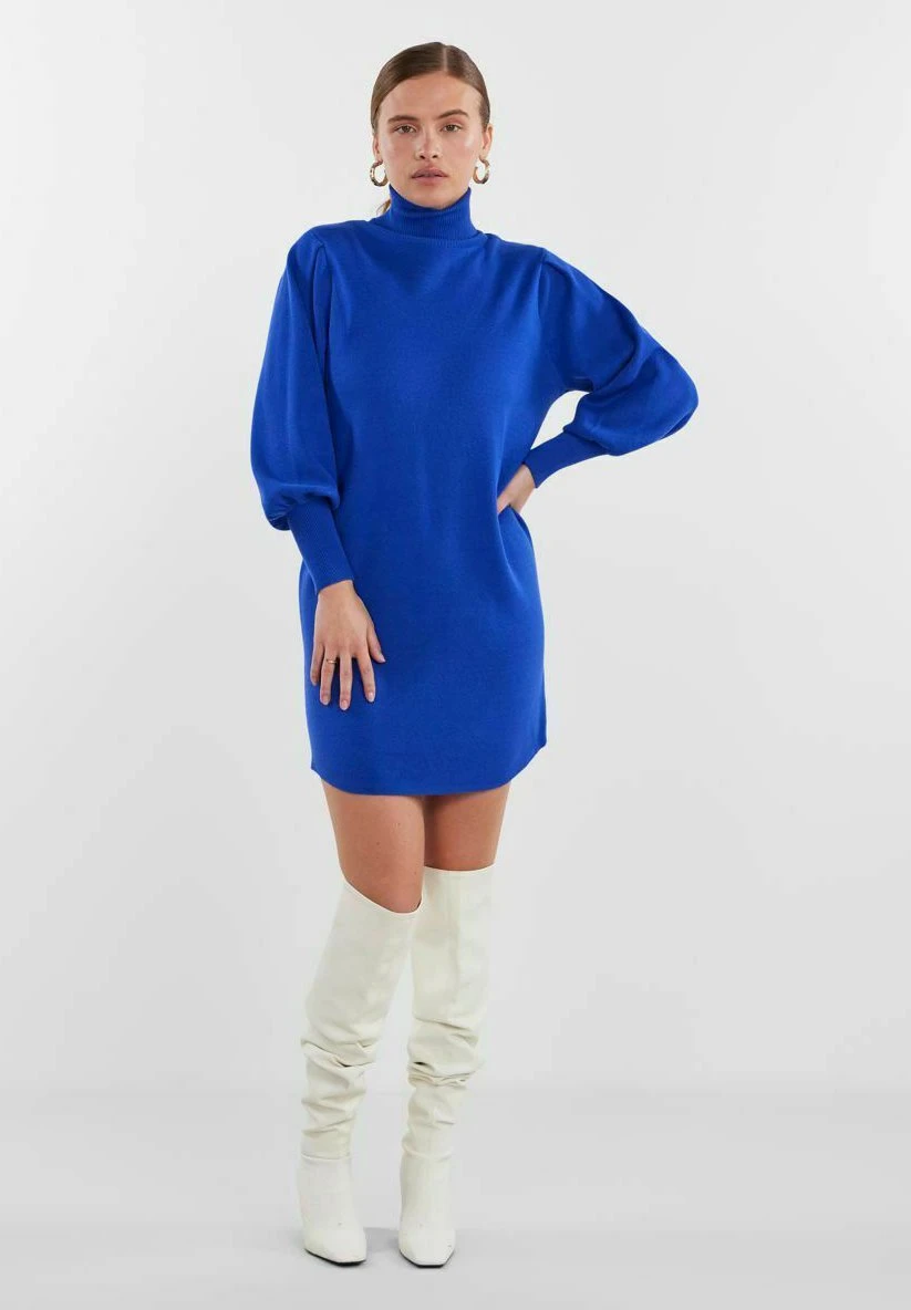 YAS Fonny Ls Roll Neck Noos - Gebreide Jurk - Surf The Web 4 YAS Fonny Ls Roll Neck Noos - Gebreide Jurk - Surf The Web - Afbeelding 2