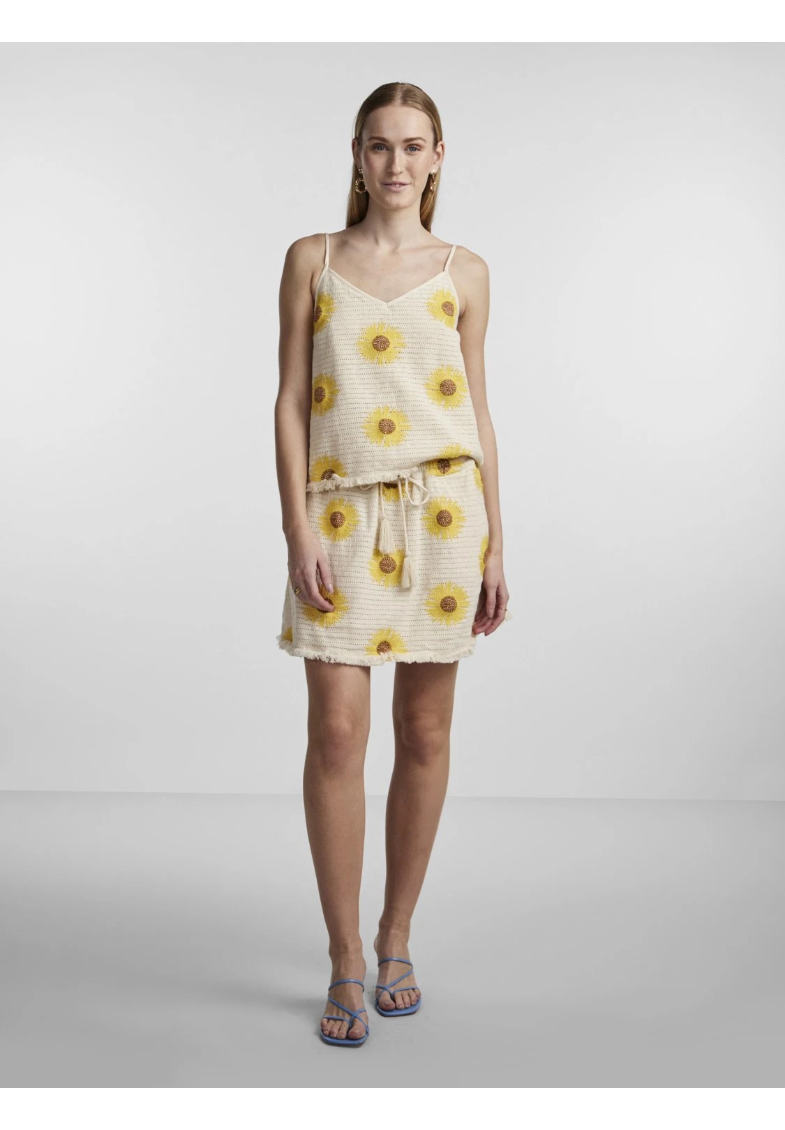 Yassunflower Strap Top - Fest - Blouse - Offwhite 4 Yassunflower Strap Top - Fest - Blouse - Offwhite - Afbeelding 2