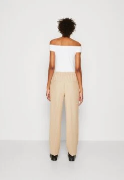 YAS Likka Wide Pants - Broek - Beige -Yas e3135f5f6dd041799076122a6f23ad93