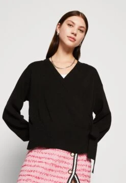 Yasassi Wrap Cardigan - Vest - Black -Yas e44f0cf0c340449dbed4ac23296a17fe