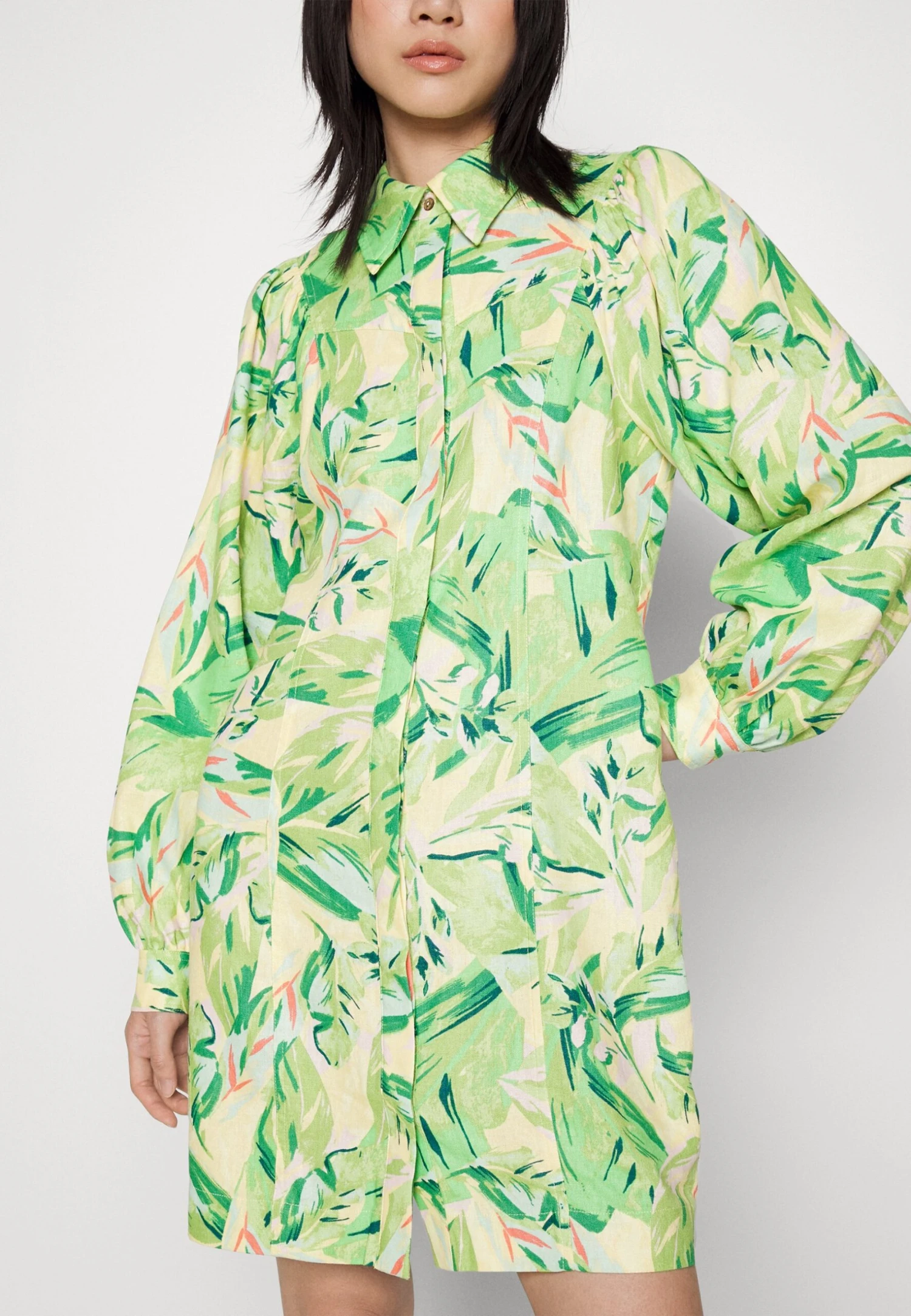 Yaspalmas 3/4 Shirt Dress - Blousejurk - Cream Blush 6 Yaspalmas 3/4 Shirt Dress - Blousejurk - Cream Blush - Afbeelding 4