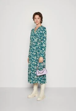 Yasbimla Midi Wrap Dress - Jurk - Deep Lake -Yas e839fe6dd1f54415b5fa2d61fee68326