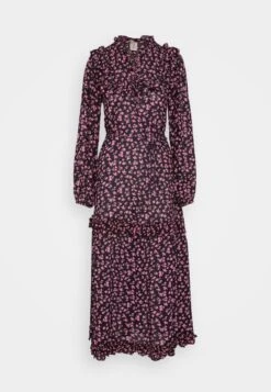 Yascharlot Long Dress - Jurk - Black/Charlot 12 Yascharlot Long Dress - Jurk - Black/Charlot -Yas ebd3cc0a53f14811a3effe8769725cfe