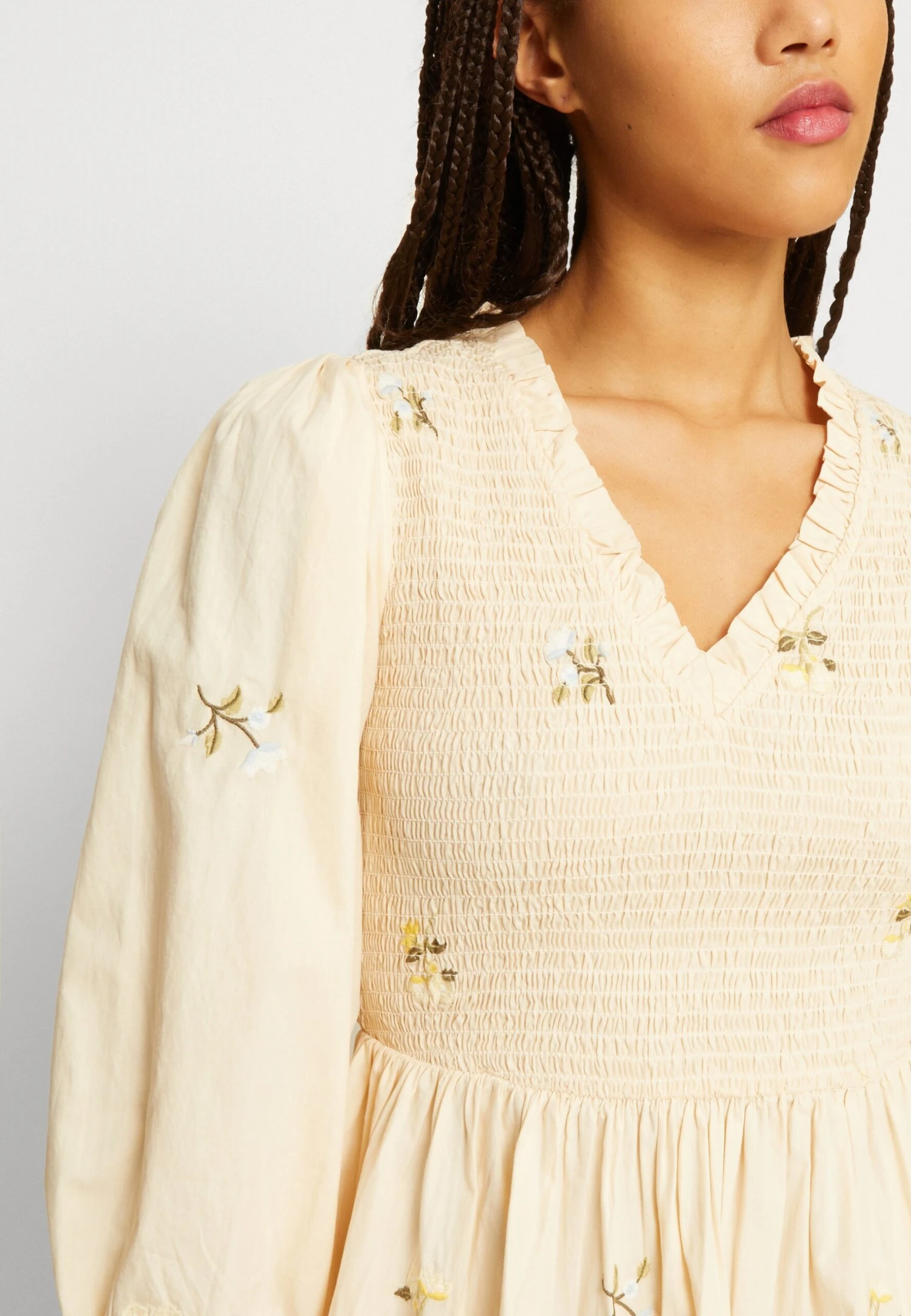 YAS Jubel Midi Dress - Jurk - Macadamia 8 YAS Jubel Midi Dress - Jurk - Macadamia - Afbeelding 6