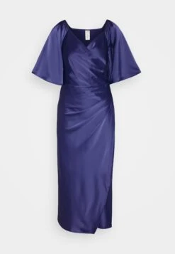 YAS Athena 2/4 Slit Midi Dress Celeb - Cocktailjurk - Patriot Blue -Yas ede080f146a04e3db7d3af715128d288