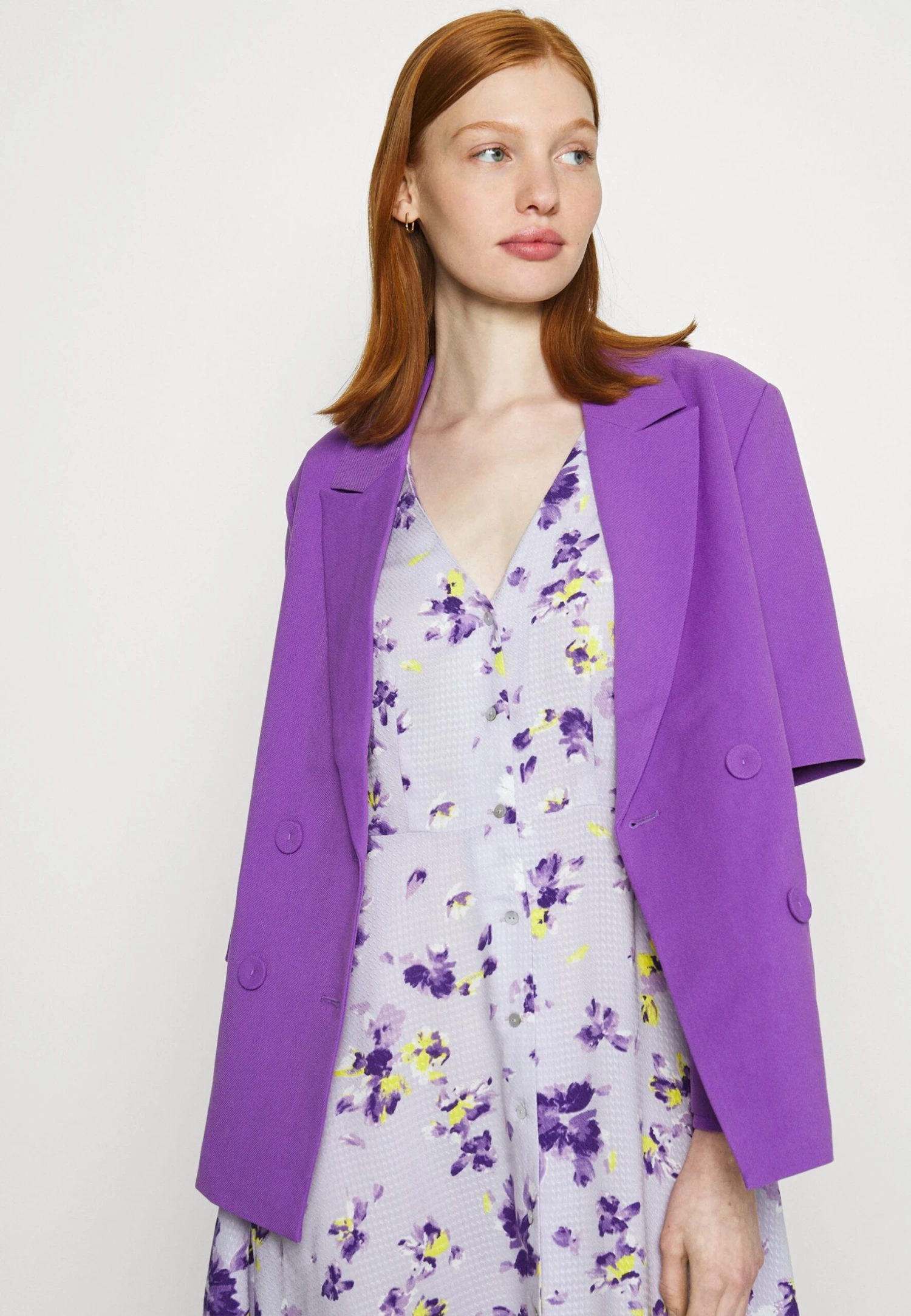 Yasfenny Shirt Dress - Jurk - Pastel Lilac 6 Yasfenny Shirt Dress - Jurk - Pastel Lilac - Afbeelding 4