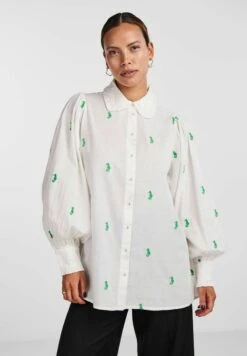 YAS Heart - Overhemdblouse - Star White