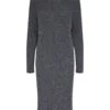 YAS Midi Rollneck S Noos - Gebreide Jurk - Grey -Yas f06c590d7bf24527ac66749758e585ee