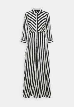 Yassavanna Long Shirt Dress - Maxi-Jurk - Black/ White Stripes 15 Yassavanna Long Shirt Dress - Maxi-Jurk - Black/ White Stripes -Yas f081a88bed8f4e69908a0a5462b610d1
