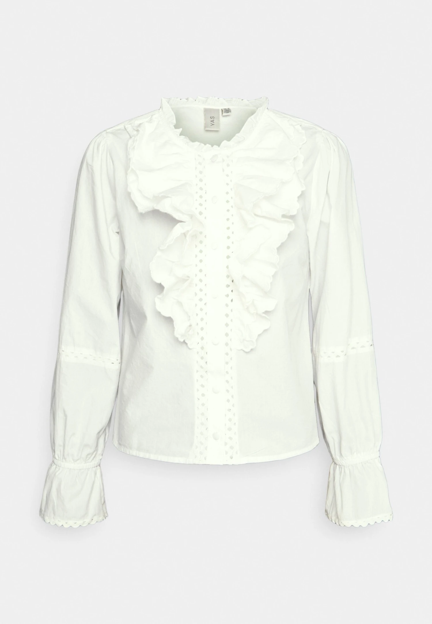Yasscarla - Overhemdblouse - Star White 7 Yasscarla - Overhemdblouse - Star White - Afbeelding 5