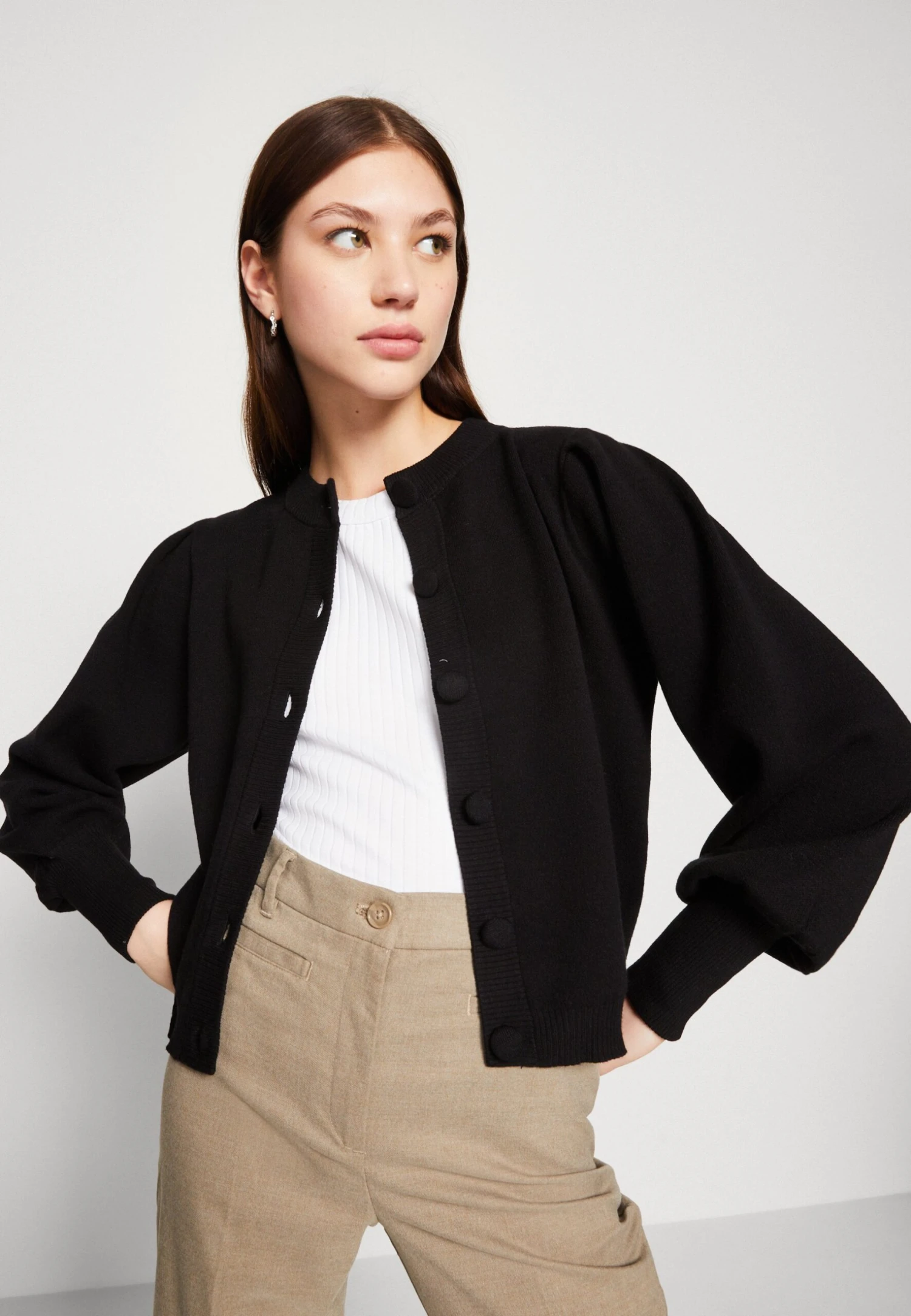 Yasfonny Cardigan - Vest - Black 6 Yasfonny Cardigan - Vest - Black - Afbeelding 4