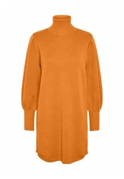 YAS Fonny Ls Roll Neck Noos - Gebreide Jurk - Orange Pepper -Yas f526cc4e23c649c2abf48d3e96a951c2