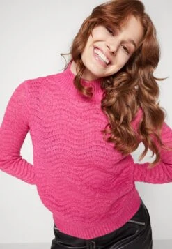 Yasbetricia - Trui - Fuchsia Purple -Yas f69cd80d506742999fbd3be17e46d0a8