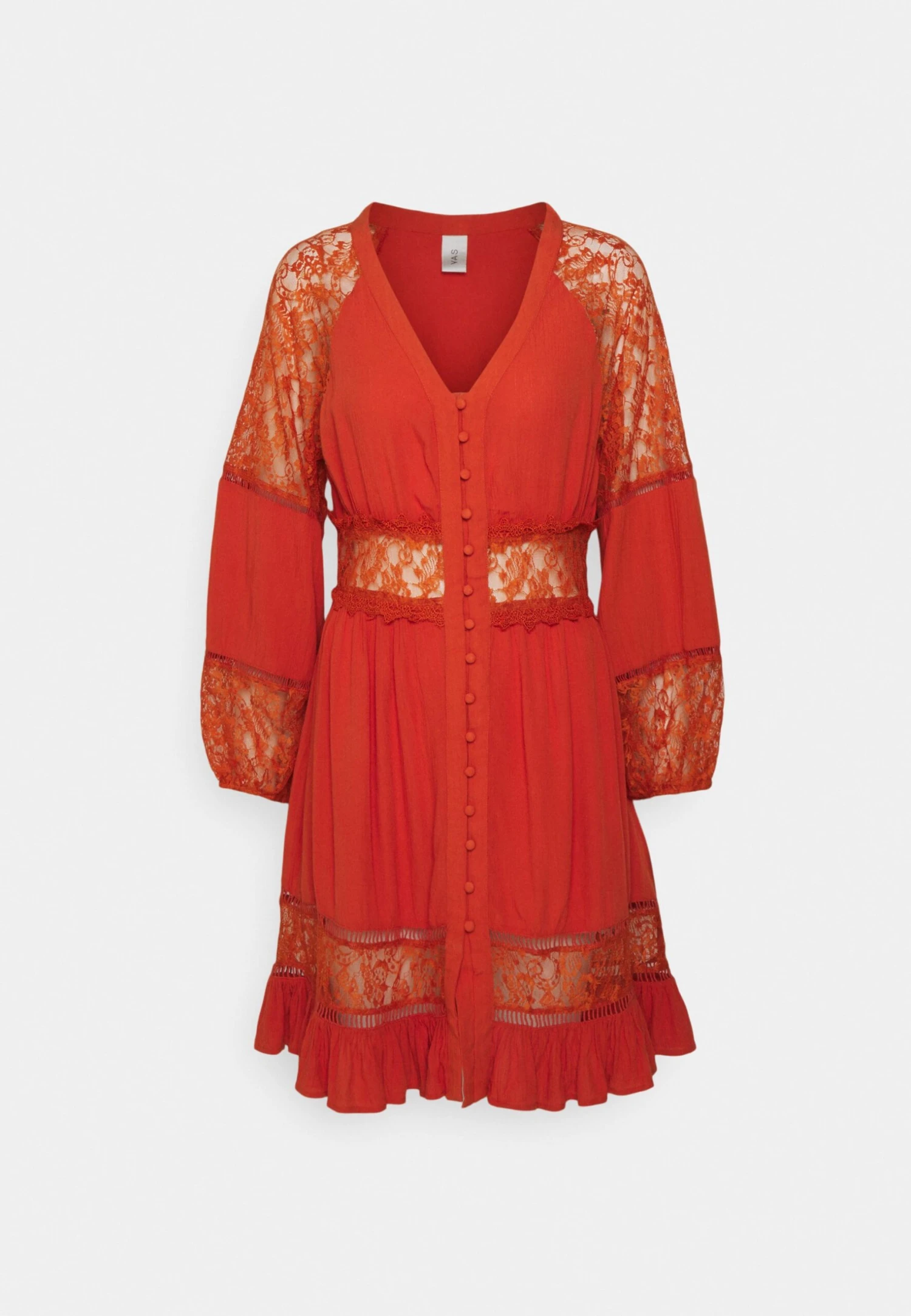 Yasmeza Dress - Jurk - Burnt Ochre 6 Yasmeza Dress - Jurk - Burnt Ochre - Afbeelding 4