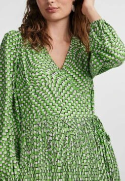YAS Wickel Steps - Jurk - Classic Green -Yas f9a0b20b356f4d268535089a789dc54e