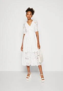 Yasmie Long Dress - Blousejurk - Bright White -Yas f9a47aad676c4262bf94b0cce119b472