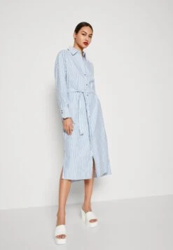 Yaslegion Long Shirt Dress - Blousejurk - Legion Blue -Yas fa63f619e22740c8a42bbcb69a89d024