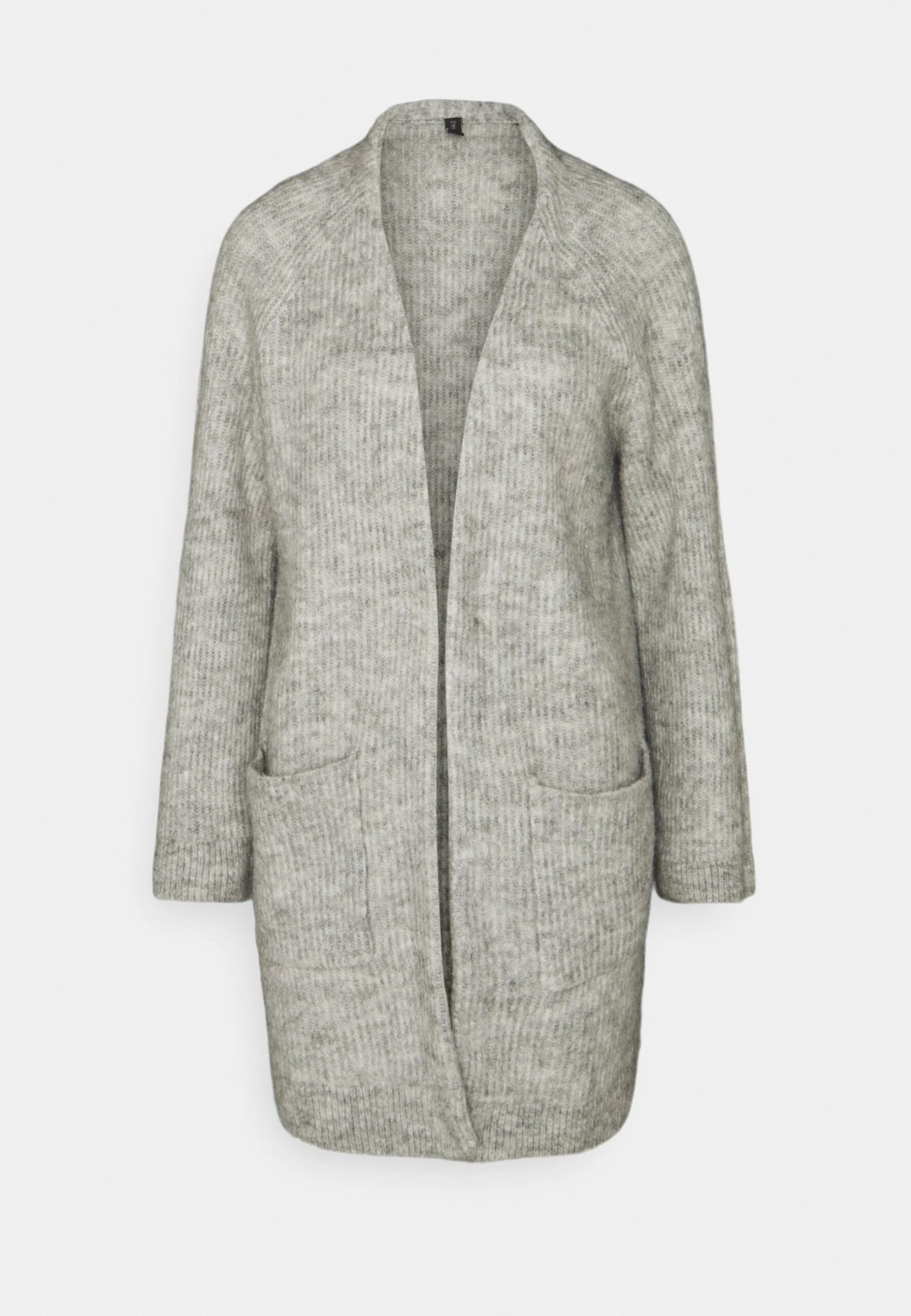 Yasalva Long Cardigan - Vest - Light Grey 6 Yasalva Long Cardigan - Vest - Light Grey - Afbeelding 4